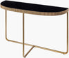 Surya Melton MEL-005 Black / Metallic-Brass Furniture main image