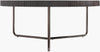 Surya Melton MEL-004 Black / Metallic-Nickel Furniture Angle