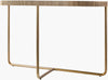 Surya Melton MEL-005 Black / Metallic-Brass Furniture Main Image