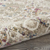 Nourison Melody MEL01 Ivory Multicolor Area Rug Corner Image