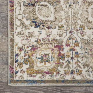 Nourison Melody MEL01 Ivory Multicolor Area Rug Detail Image