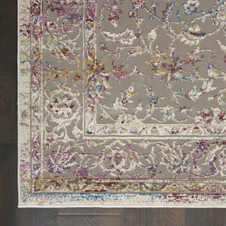 Nourison Melody MEL02 Grey Multicolor Area Rug Detail Image