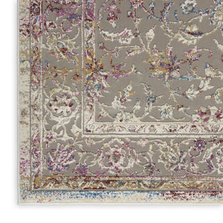 Nourison Melody MEL02 Grey Multicolor Area Rug Texture Image