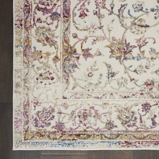 Nourison Melody MEL02 Ivory Multicolor Area Rug Detail Image