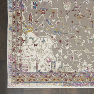 Nourison Melody MEL03 Grey Multicolor Area Rug Detail Image
