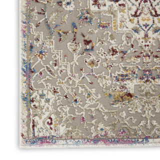 Nourison Melody MEL03 Grey Multicolor Area Rug Texture Image