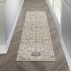 Nourison Melody MEL03 Ivory Multicolor Area Rug Corner Image
