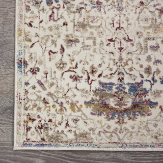 Nourison Melody MEL03 Ivory Multicolor Area Rug Detail Image