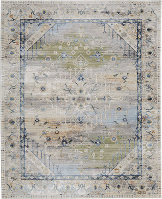 Feizy Melrose 39NZF Ivory/Green/Blue Area Rug