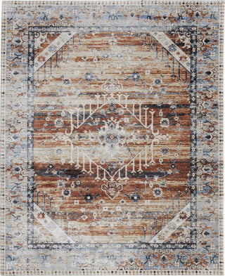 Feizy Melrose 39NZF Ivory/Red/Blue Area Rug