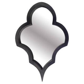 Geneva Black Wood Frame Mirror Main Image