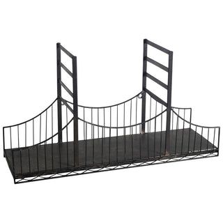 Fran Matte Black Metal Golden Gate Bridge Wall Furniture Main Image