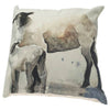 Clover Gray Watercolor Lambs Decorative Pillow Cover Main Image
