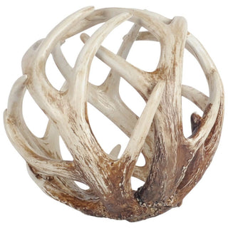 Ramus II (Large) Brown Antler Shaped Decorative Orb Ball Main Image