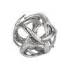 Ramus III (Small) Silver Antler Shaped Decorative Orb Ball Main Image