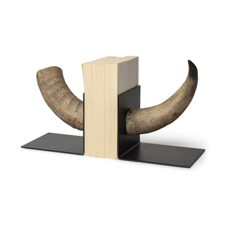 Nickerson Bull Horn Bookends Main Image