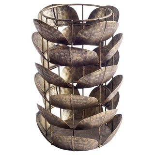 Henley I Small Bronze Metal Decorative Table Candle Holder Main Image