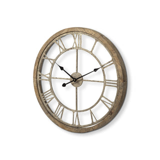 Mething Light Brown Medium Farmhouse Wall Clock Main Image