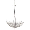 Rihanna III Large Black Metal Umbrella Candle Holder Lantern Main Image