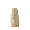 Allen II Small Natural Wooden Base Oval Vase Main Image
