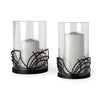 Cutlass I Black Metal Base Table Candle Holders Main Image