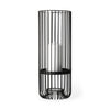 Velo II Large Black Metal Cylindrical Table Candle Holder Main Image