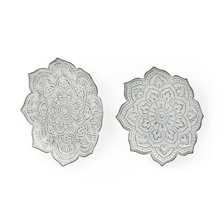 Miranda Stamped Metal Lotus Flower Wall Decor Main Image