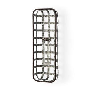 Margaret Wall Mounted Basket w Glass Bottle for Botanicals or Floral Main Image