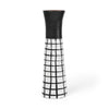 Luanda Small Black/White Large Ceramic Vase Main Image