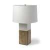 Mercana Woodrow 68158 Brown/White Lamp main image
