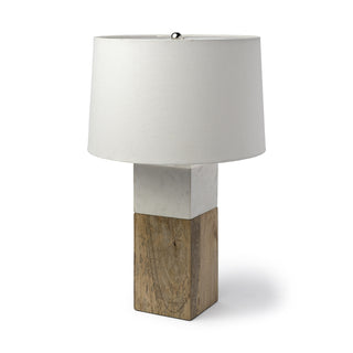 Mercana Woodrow 68158 Brown/White Lamp main image