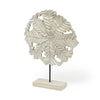 Kamara II (Large) White Washed Wood W/Antiqued Silver Botanical Decorative Object Main Image
