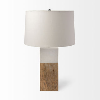 Mercana Woodrow 68158 Brown/White Lamp Alternate Image