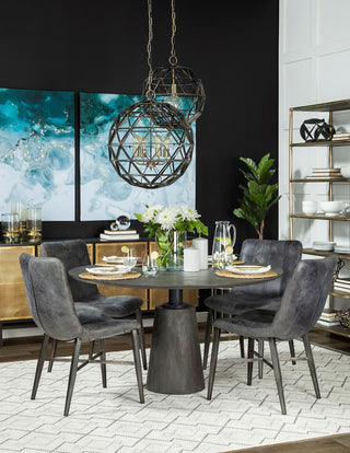 Mercana Maxwell 67849-AB Black/Brown Furniture Lifestyle Image Feature