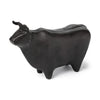 Taurus II Black Cast Aluminum Bull Decorative Object Main Image