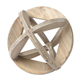 Bellatrix II (Large) Natural Decorative Wooden Sphere Main Image