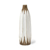 Sisko II Tall Rustic Brown White Ceramic Vase Main Image