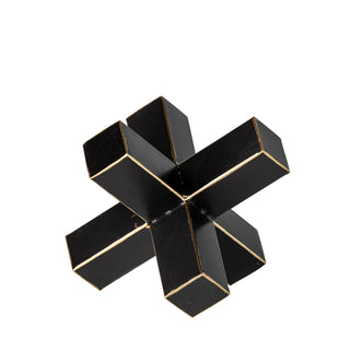 Abel (Small) Black Metal Jack W/ Gold Accents Main Image