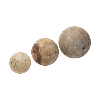 Carrick Natural Wood Decorative Spheres Main Image
