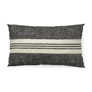 Sharon Black With Stripes Decorative Pillow Cover Main Image