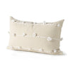 Erica Cream With White Detail Decorative Pillow Cover Main Image