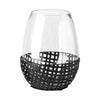 Reena II Large Black Woven Metal Base Table Candle Holder Main Image