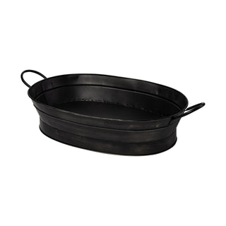 Reno Black Metal Vintage Inspired Basket Main Image