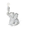 Tantor Gray Resin Elephant Calf Table Lamp Main Image