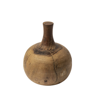Afra Medium Solid Wood Vase Shaped Decorative Object Main Image