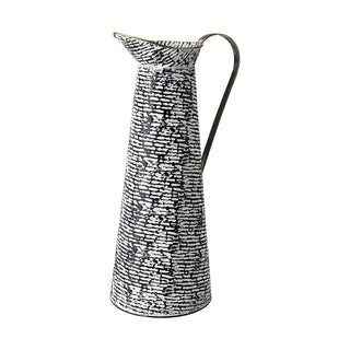 Colette Large Black/White Patterned Vase Main Image