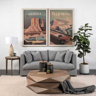 Mercana Piven 68336 Gray Lamp Lifestyle Image