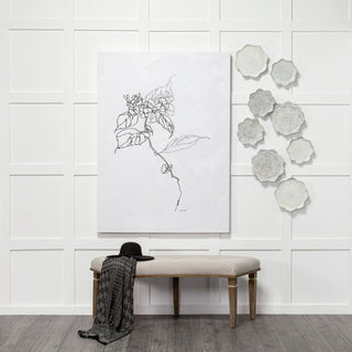 Mercana Miranda 67908 Silver Wall Art Lifestyle Image