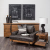 Mercana Colburne 67086 Black/Brown Furniture Lifestyle Image Feature