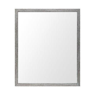 Bristol Grey Faux Wood Frame Bathroom Vanity Mirror Main Image